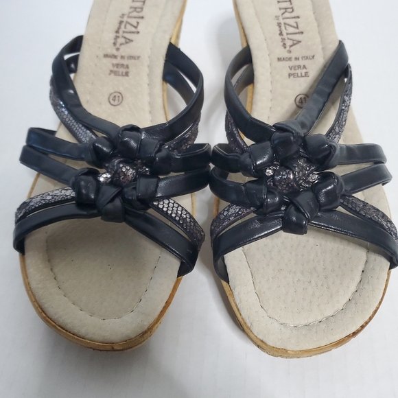 Patrizia By Spring Step Women Wedge Sandals Size 41 Made In Italy Casual Summer - Picture 2 of 9